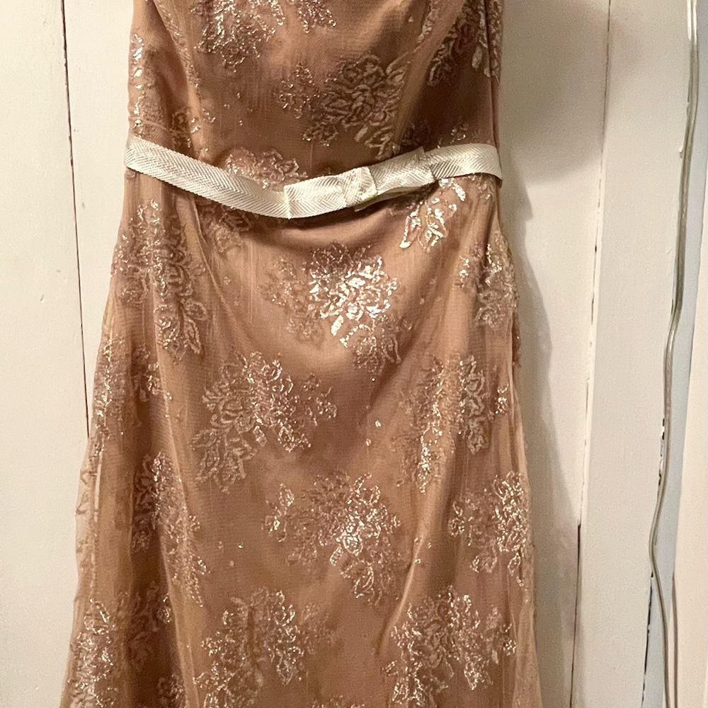 Betsey Johnson Cream Lace Trim Dress